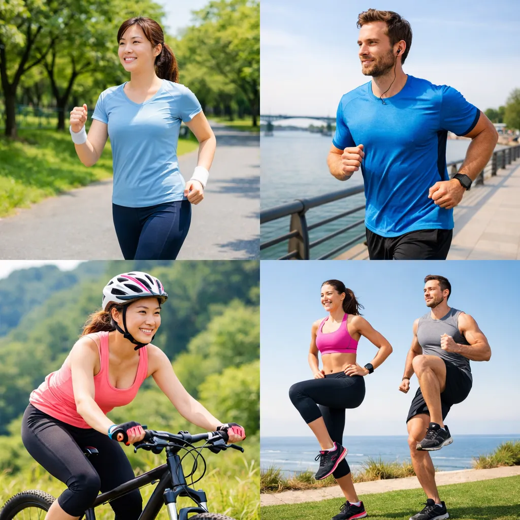 有酸素運動で内臓脂肪を減らす脂肪エネルギー源と効率的な時間活用法