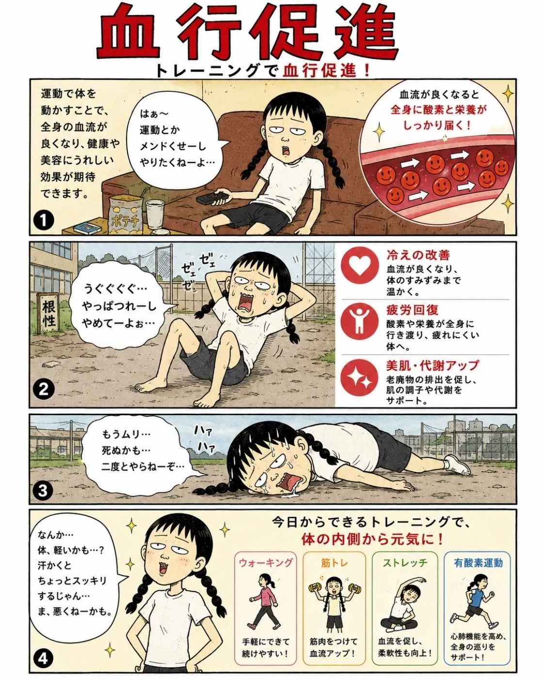 パーソナルジムで血行促進と血流改善を実現し病気をしにくい体へ導く方法